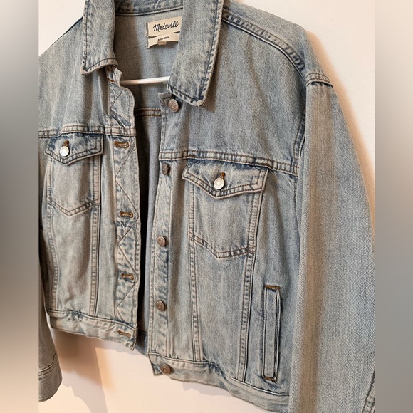 Boxy-crop jean jacket - Madewell - Picture 5 of 8